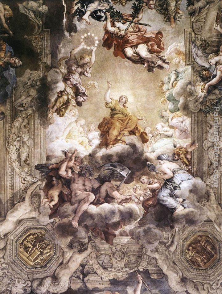 The Triumph of Divine Providence painting - Pietro da Cortona The Triumph of Divine Providence art painting